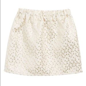 Peek Cream Gold Vera Party Skirt